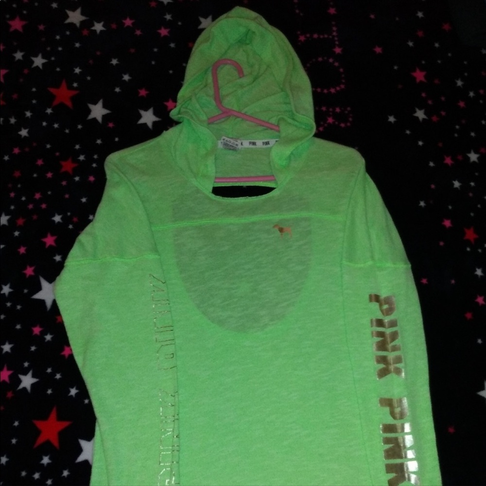 PINK Victoria’s Secret Women’s Open Back Hoodie NWOT